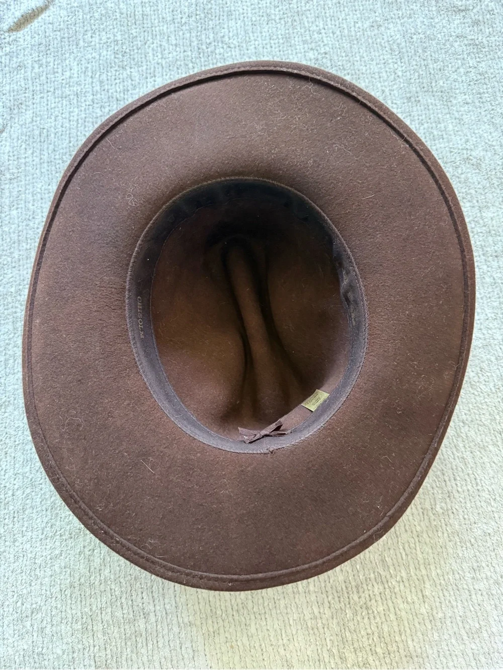 Bailey Brown Wool Western Cowboy Hat‎ Large Made In USA Vintage Classic